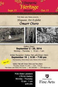 Hispanic Heritage Month Lklnd Gallery flyer